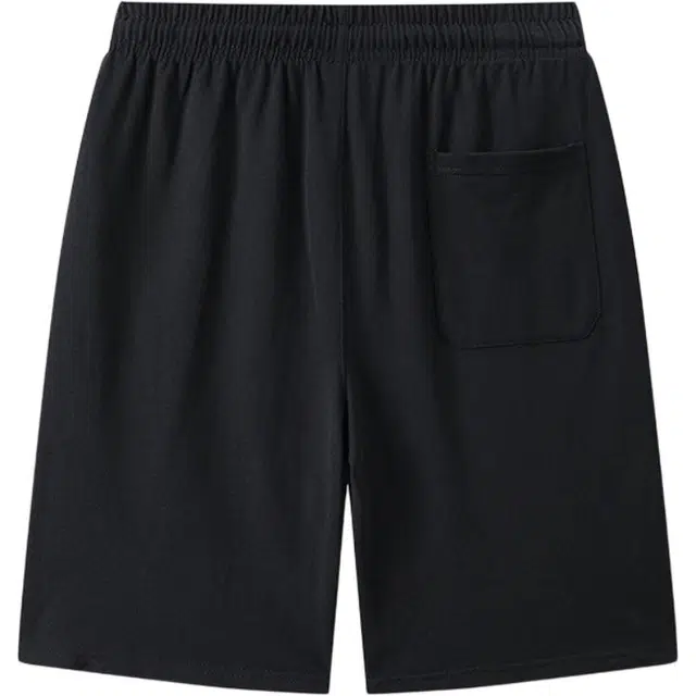 雅鹿 五分裤宽松运动裤外穿薄款纯棉夏季居家休闲短裤 男款