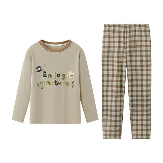 英氏家居服 柔软舒适抑菌 图片色中小童