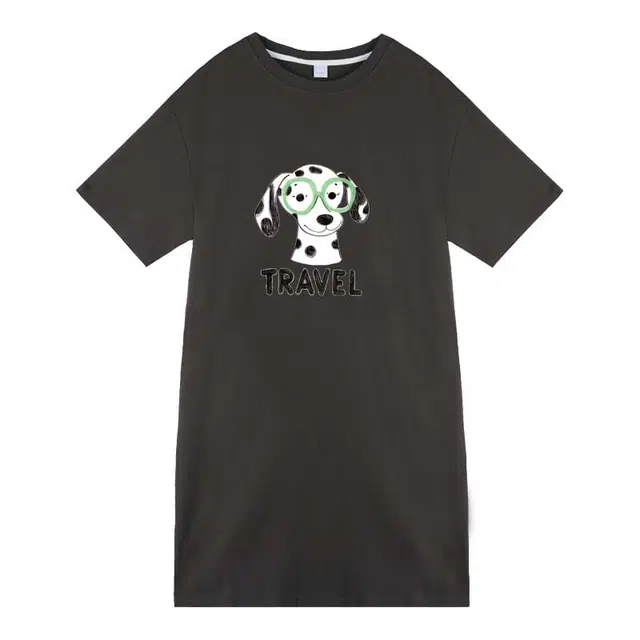 多拉美 短袖卡通可爱家居服可外穿睡裙 女款