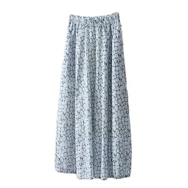 潞优野 半身裙时尚百搭高腰显瘦碎花休闲长裙 女款