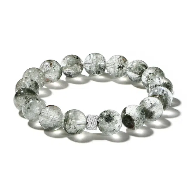 普陀山文创 【招财旺运】财运亨通招财旺运 新中式能量磁场#好运 礼盒装 绿幽灵 手串 男女同款情侣款