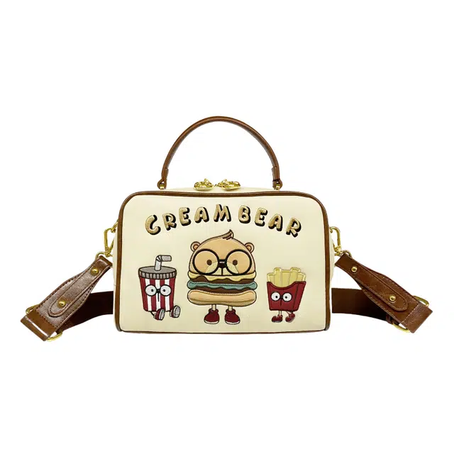 CREAM BEAR PU