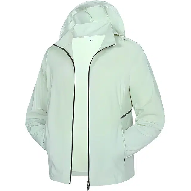 识恩 连帽直筒薄款长袖 超轻透气防晒服 女款