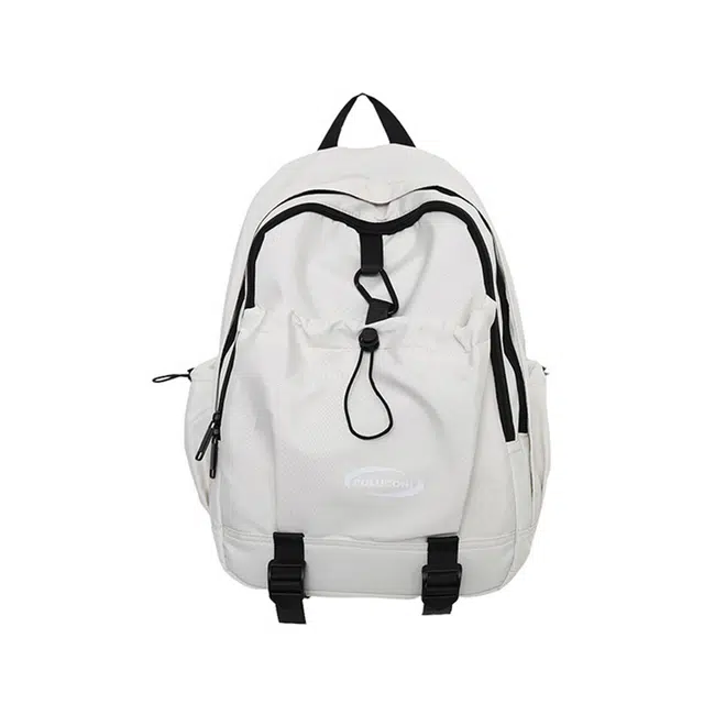 芭菲尼 学院风学生小众设计感徒步百搭高颜值电脑包 尼龙 双肩包 常规 男女同款情侣款 多色