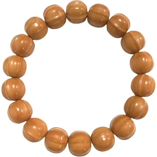 得笙陌 招财纳福鲨鱼鳍鲨鱼背四花创意转运珠 猴头核桃 手串 男女同款情侣款