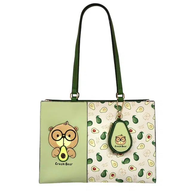 CREAM BEAR PU