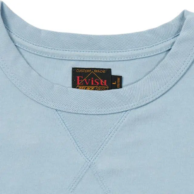 PALACE x EVISU Multi Pocket T-Shirt Dusty Blue LogoT