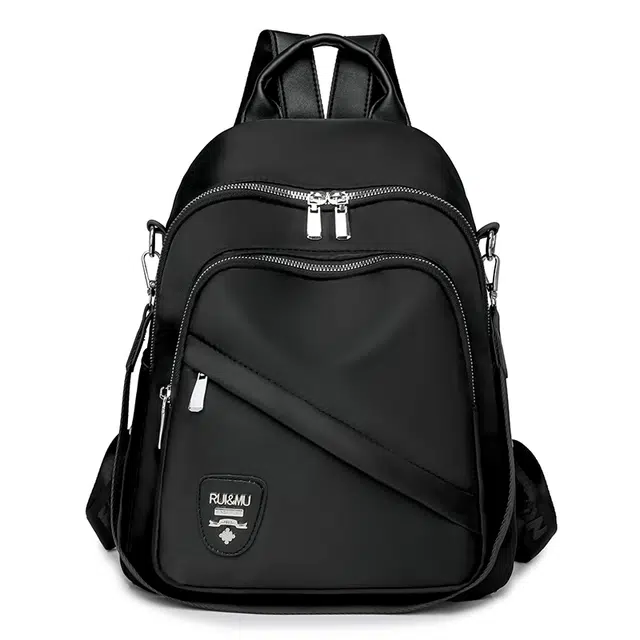 恒源祥 纯色韩版简约 尼龙 双肩包 常规 男女同款情侣款 多色