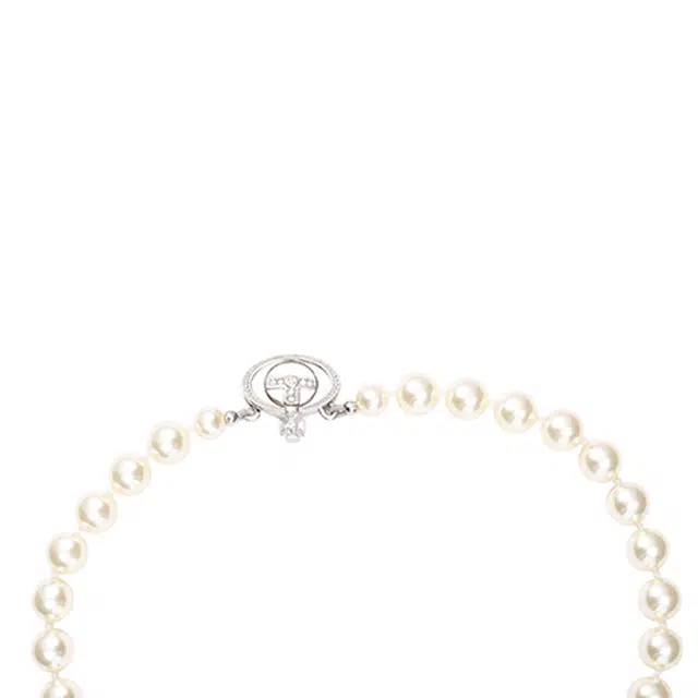Vivienne Westwood One Row Pearl Drop Choker