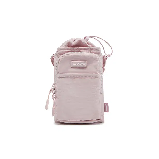 李宁儿童 综合体能 小巧便携运动斜挎包 锦纶 童包 常规 儿童款 粉色