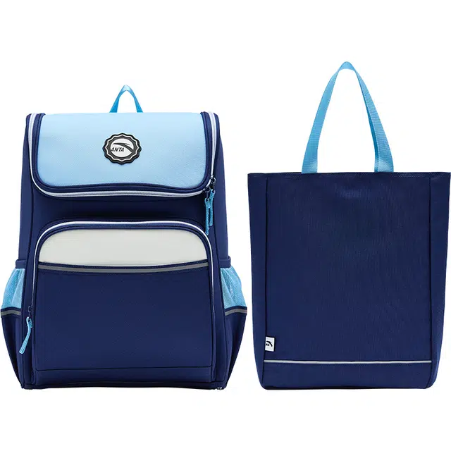 安踏儿童 潮流时尚防泼水大容量小学生轻量化 涤纶 童包 儿童款