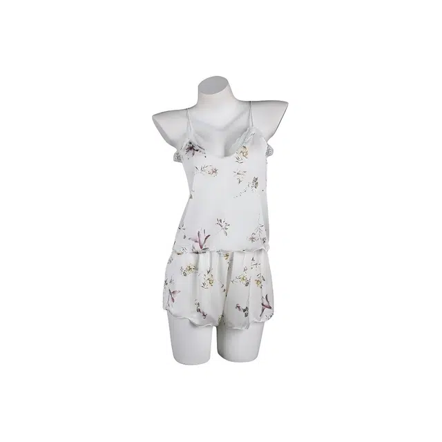 崇朵  吊带碎花睡裙 情趣内衣大码性感免脱小胸制服诱惑