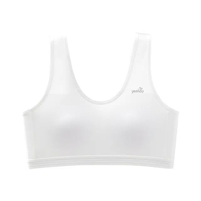 中小童 英氏 散热网眼二阶女童内衣不跑杯少女文胸 儿童款