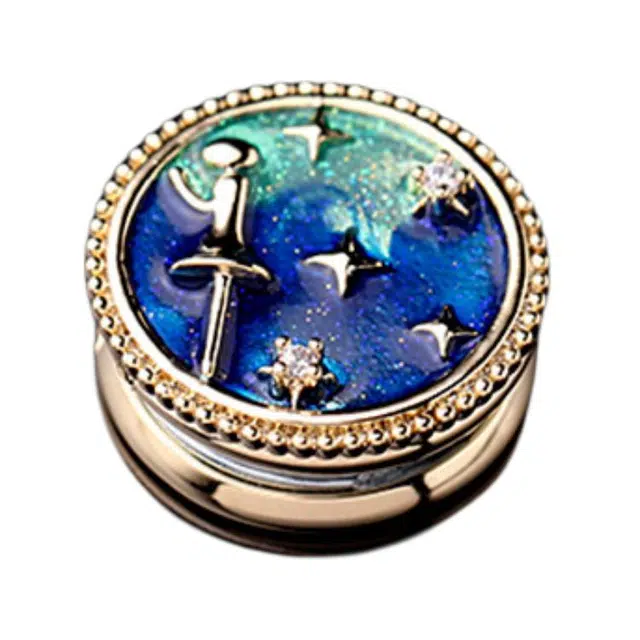 山一丸 防走光扣 复古个性 铜 胸针 女款