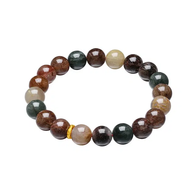 六桂福珠宝 五行平衡 诸事顺利 国潮新中式贵人相助 能量净化 偏财吸引  富贵吉祥天然 黑发晶 手串#好运 男女同款情侣款