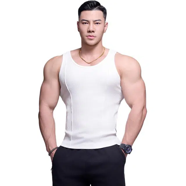 墨立方 塑型运动小衫泵感拉满突显胸肌背心 男款