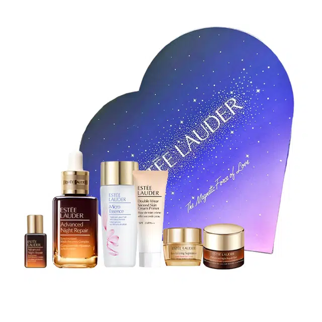 雅诗兰黛 小棕瓶精华焕颜护肤套装 保湿补水 六件套