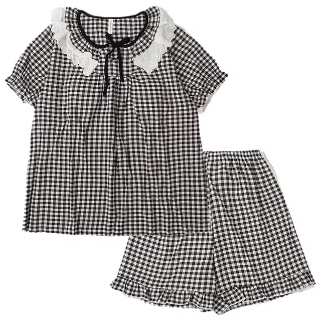 好福份 青春活力甜美简约带胸垫家居服睡衣套装 女款