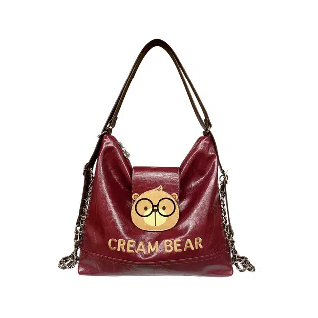 CREAM BEAR ins PU