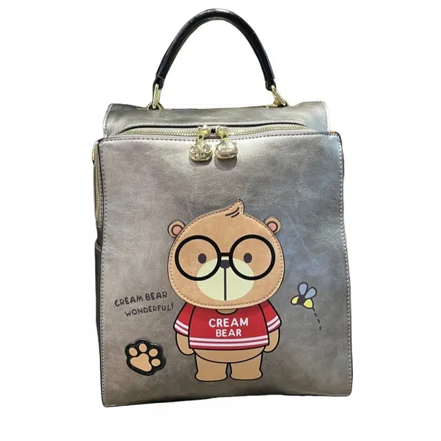 CREAM BEAR ins PU