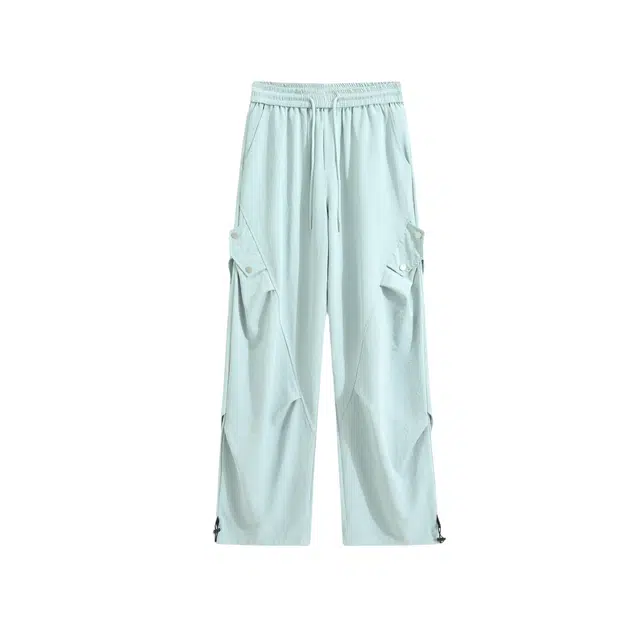 加荣 设计感户外机能伞兵裤青少年高街复古休闲裤 男女同款