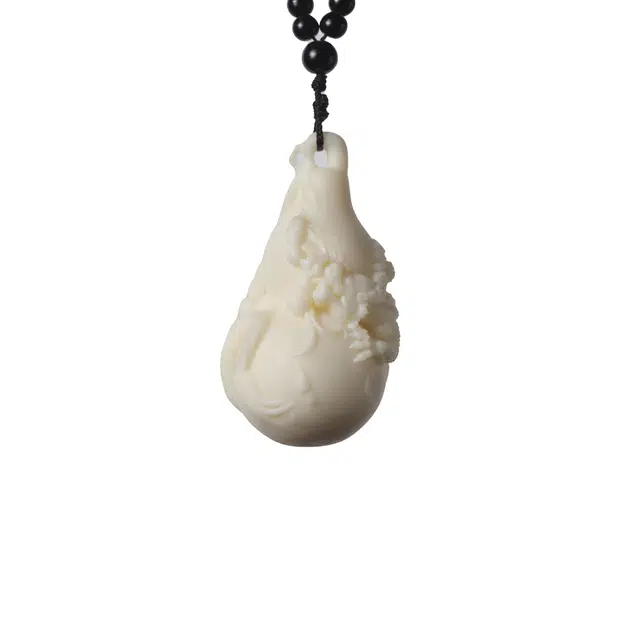 灵晔 新中式国潮文玩盘玩简约高级感好运莲莲诸事顺利平安顺遂招财纳福考试考公考研上岸 象牙果 菩提类手把件 男女同款情侣款