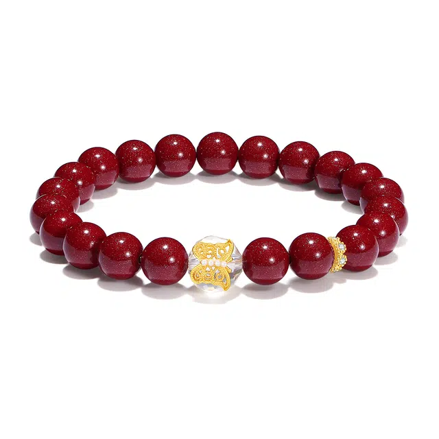 【普陀山官方已过香】 普陀山文创 小众设计转运珠 平安顺遂 鸿运当头 事业蒸蒸日上 朱砂 手串 男女同款情侣款