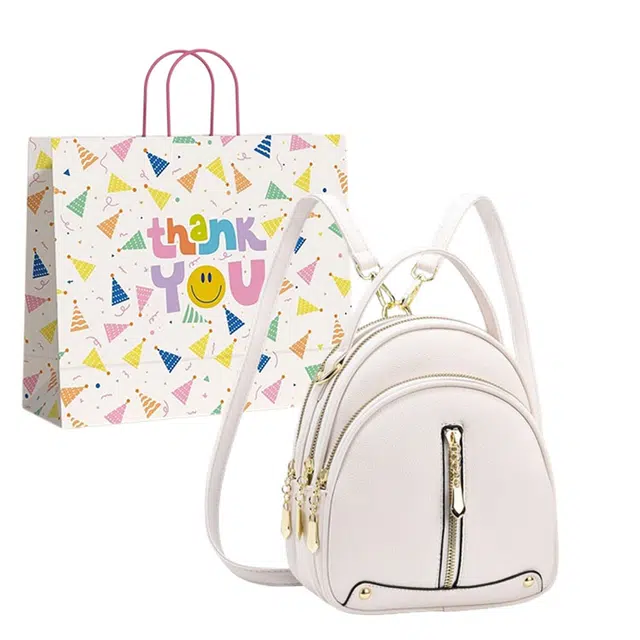 三只小鸭 大容量软皮质旅 舒适面料 双肩包 女款 多色