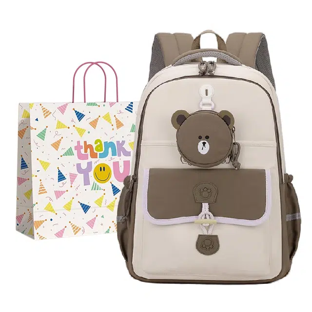 三只小鸭 可爱个性卡通轻便减负 尼龙 双肩包 常规 女款 多色