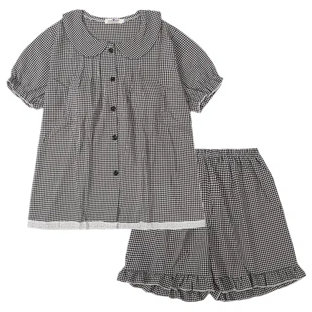 好福份 带胸垫短袖上衣舒适家居服三分裤夏季睡衣套装 女款