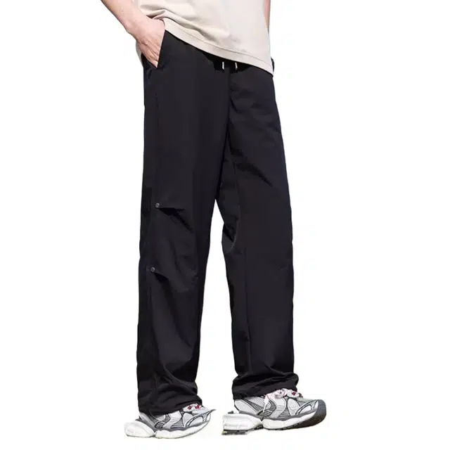 雅鹿 舒适百搭时尚潮流纯色百搭工装裤 男女同款