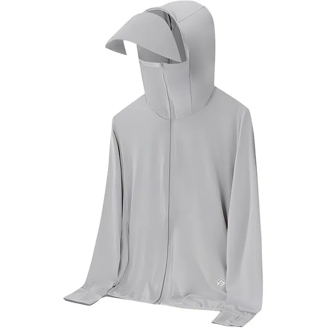 识恩 户外骑行钓鱼透气 降温可拆卸防晒吸湿排汗防晒服 女款