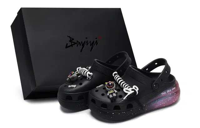 Crocs Classic Clog Black Blue Purple