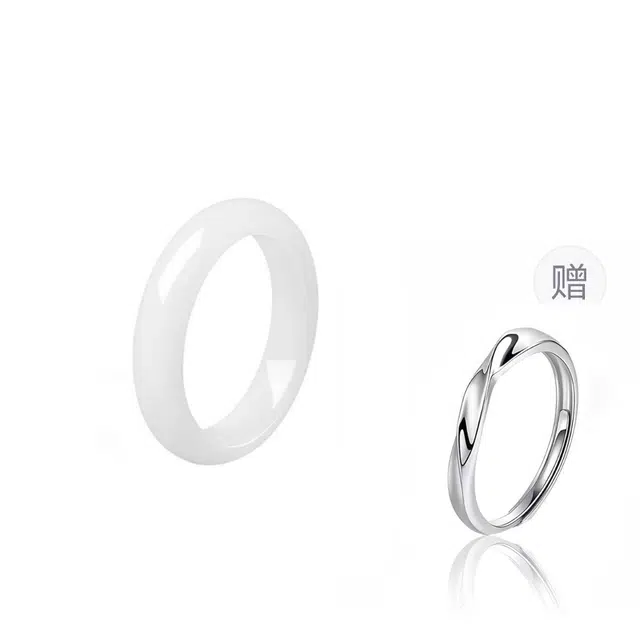 【吸金】 琉堇 钟爱久久对戒莫比乌斯环环相扣甜蜜百搭日常简约开口可调节一对蛇年浪漫告白#好运 菩提根 戒指 男女同款情侣款