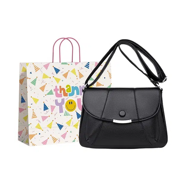 三只小鸭 包包女包高级感包 女斜挎包 优质面料 单肩包 男女同款情侣款 黑色/蓝色