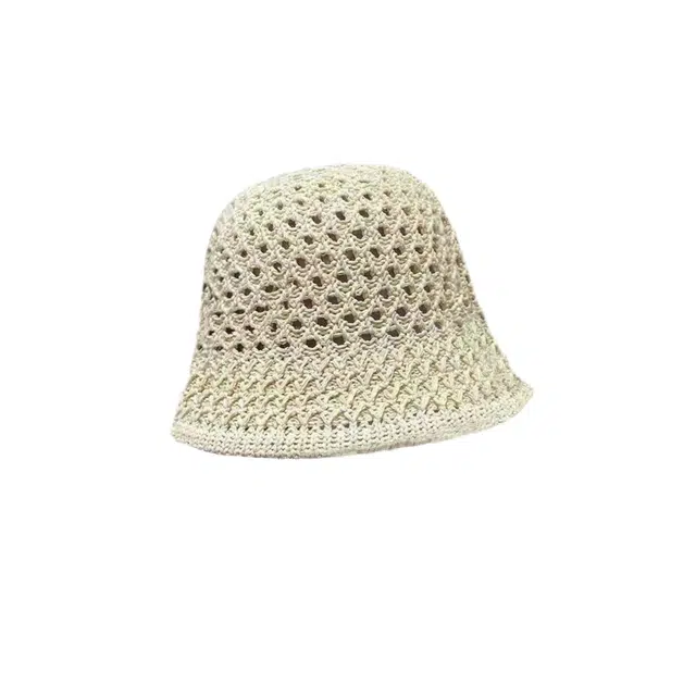 艾佳微 潮流防紫外线显脸小水桶帽 尼龙 渔夫帽 女款