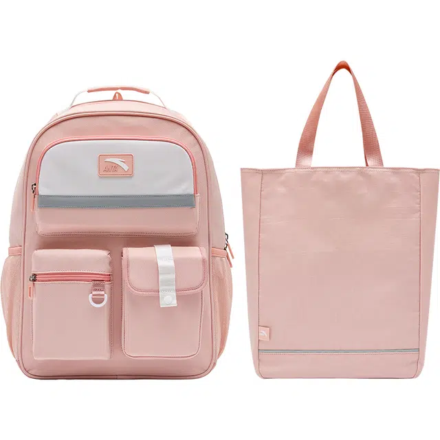 安踏儿童 潮流时尚轻量化防泼水大容量小学生双肩背包书包 涤纶 童包 大号 儿童款