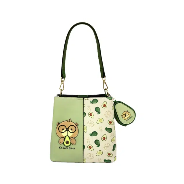 CREAM BEAR PU