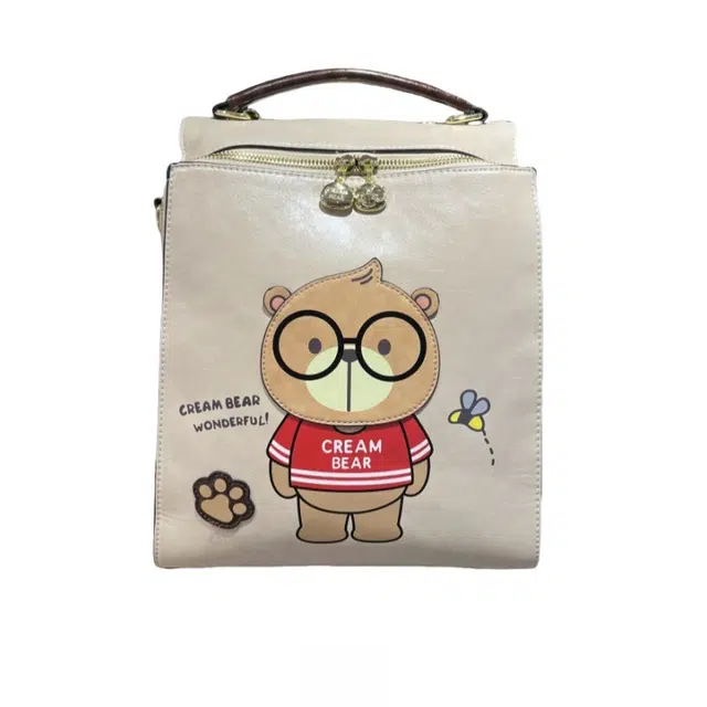 CREAM BEAR ins PU