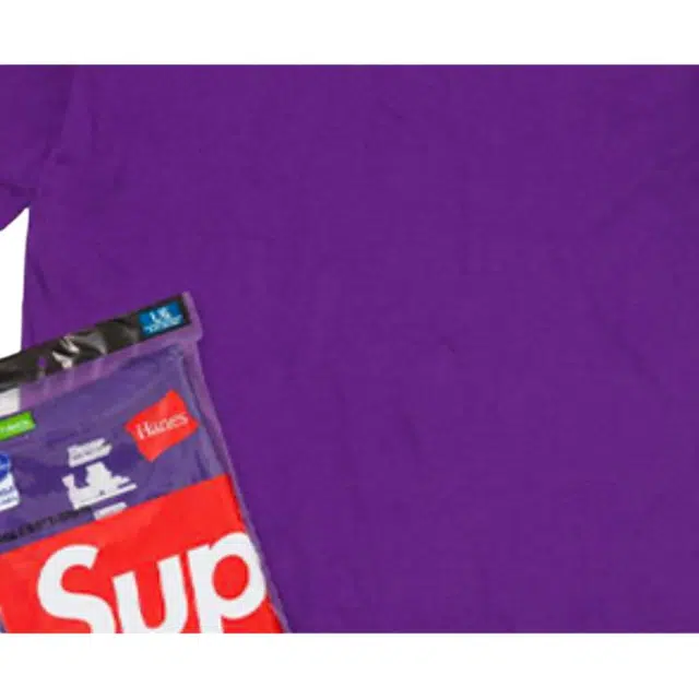 Supreme Week 1 x Hanes Tagless Tees 2 Pack T 2