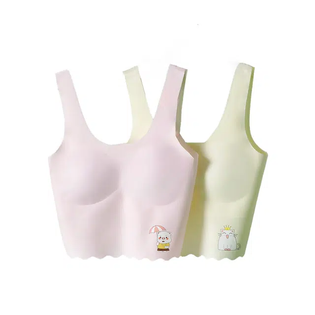 顶瓜瓜 舒适亲肤透气文胸 儿童款 两件装