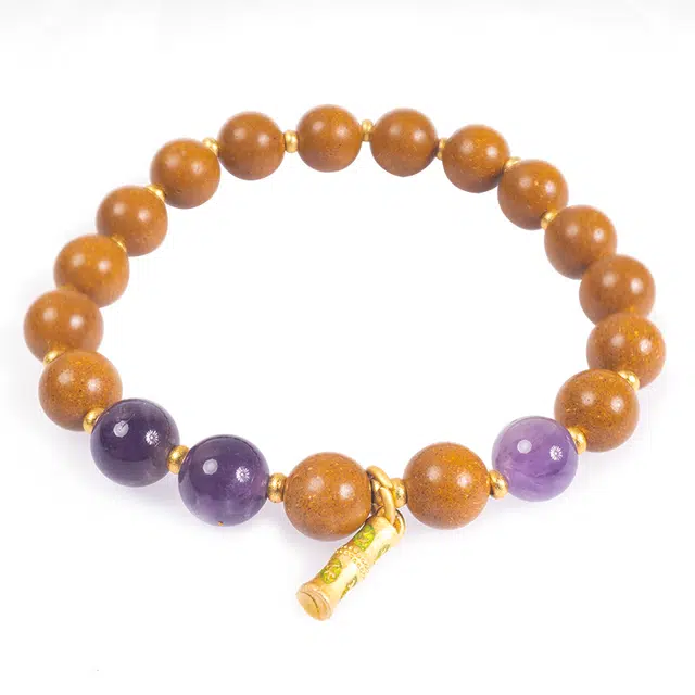 周帝王 栀子花香 诸事喜乐国风小众新中式复古新中式百搭福禄吉祥时尚百搭好运 合香珠 手串 男女同款情侣款