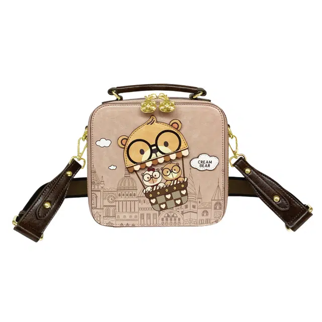 CREAM BEAR PU