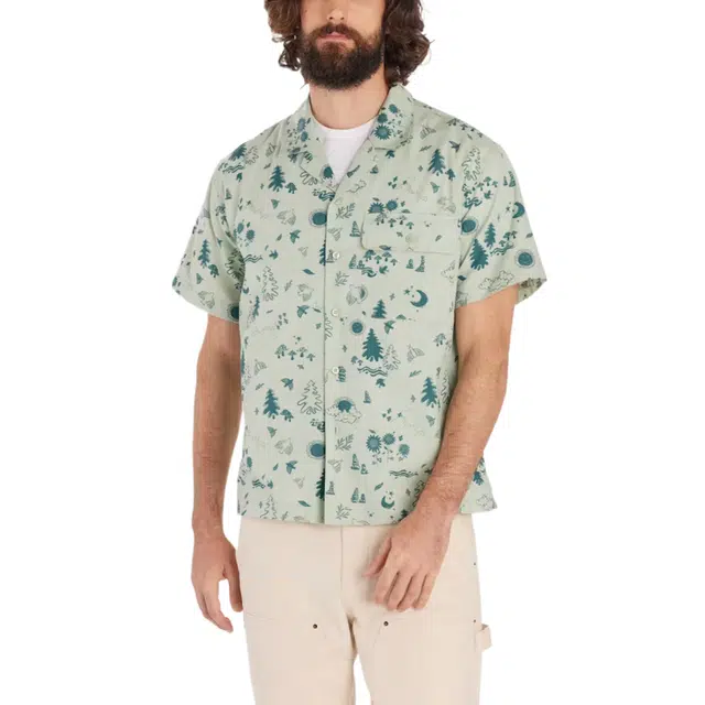 Marmot Muir Camp Collar Novelty Short Sleeve Shirt