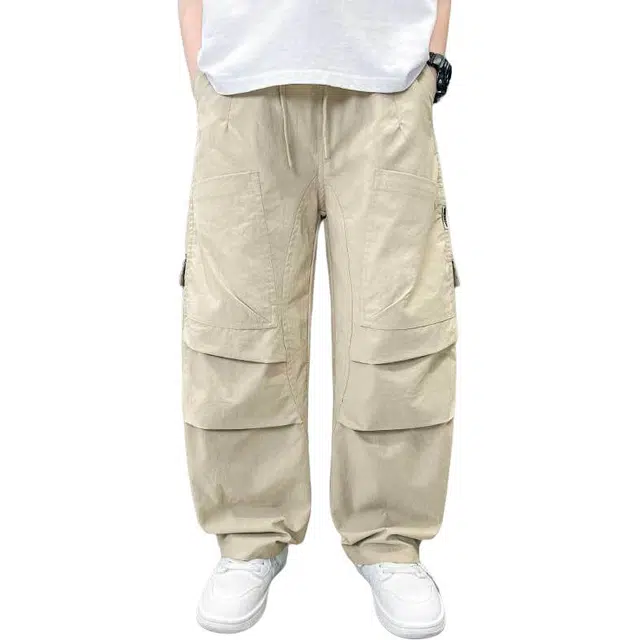 雅鹿长裤 时尚百搭纯色洋气 儿童款