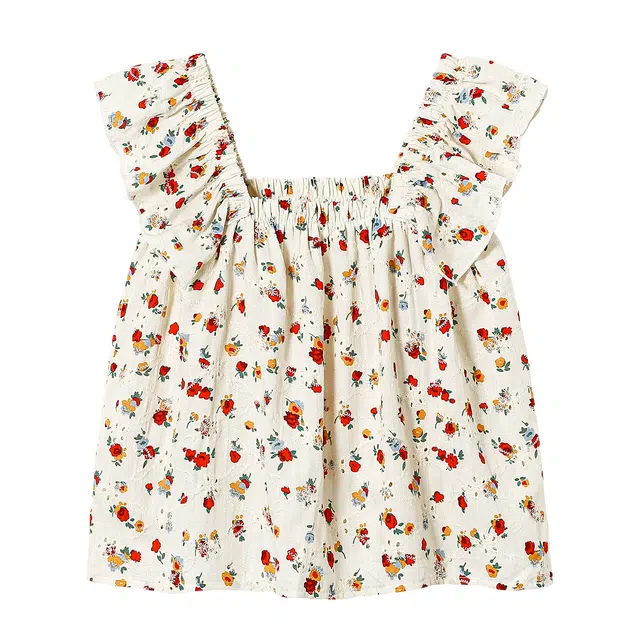 识恩 碎花宽松气质休闲吊带 女款