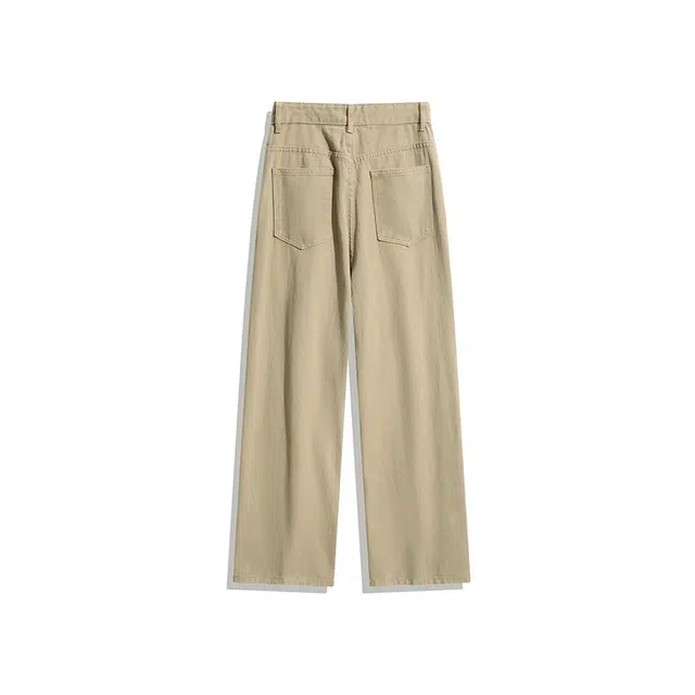 欧路得 美式工装潮牌高街微喇直筒春秋季长裤休闲裤 男款