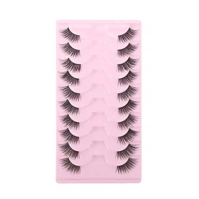 计轩 透明梗假睫毛 自然纤长款