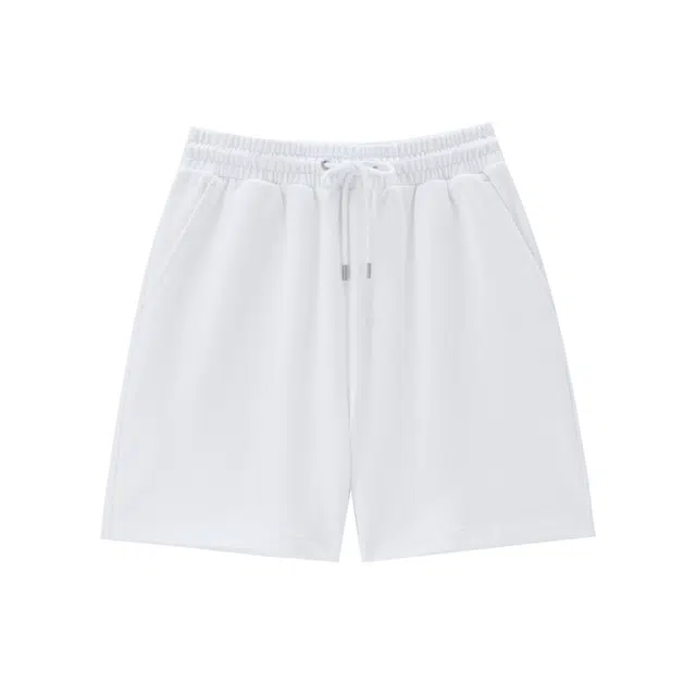 佐丹奴 韩国系列纯棉抽绳松紧腰针织卫裤休闲短裤 女款