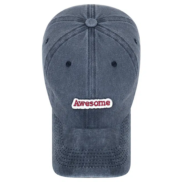 【欧美潮流】 俞兆林 水洗做旧字母立体刺绣潮男时尚个性街头遮阳 棉 鸭舌帽 男女同款情侣款